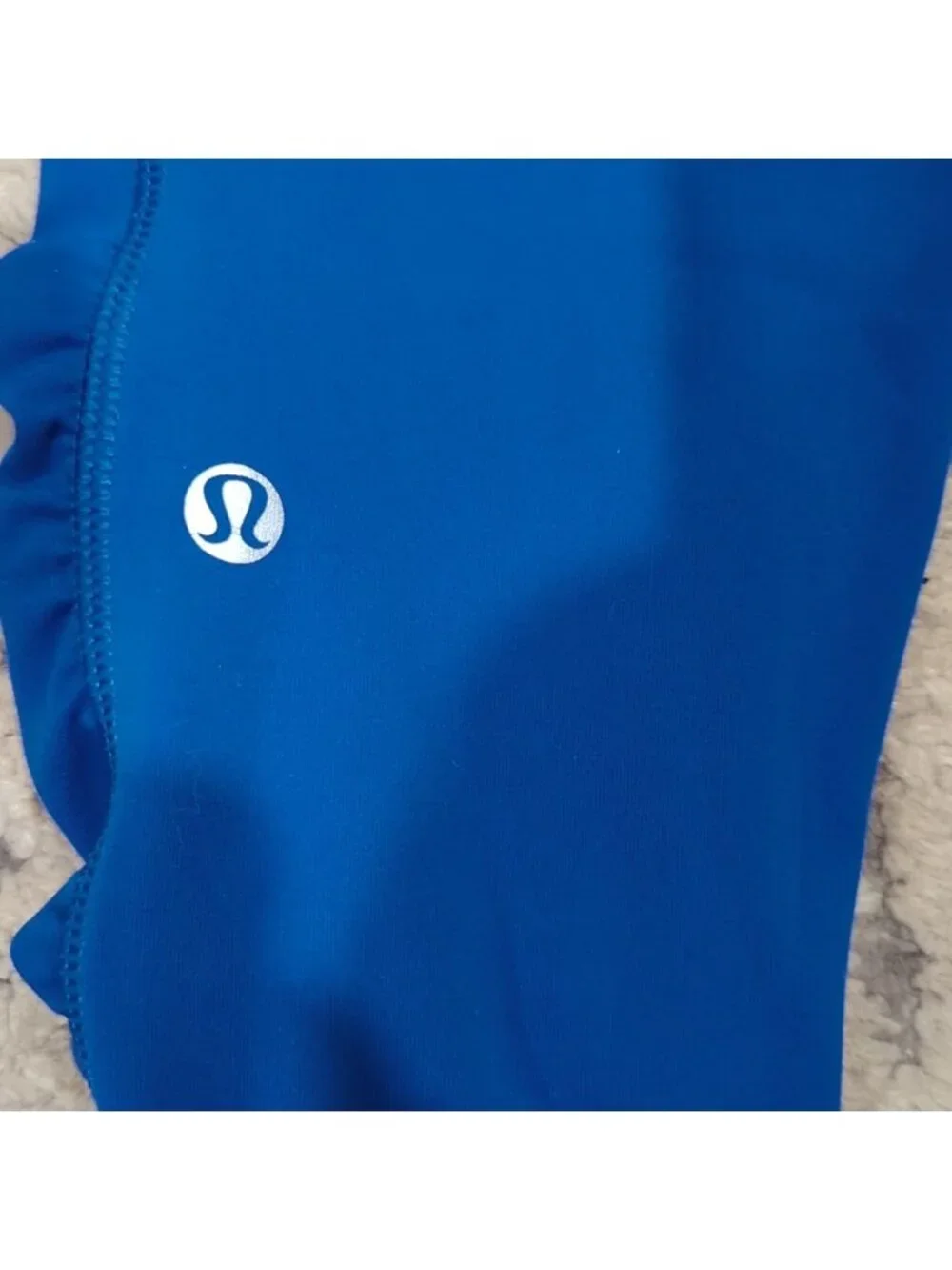 Lululemon Speed Tight *Brushed Interlock Baroque Blue / Mini Hyper Stripe Baroq